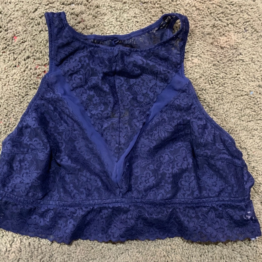 High neck bralette